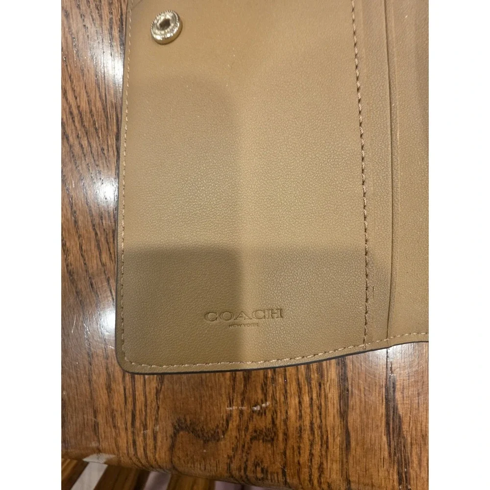 COACH (CF331) Cat Mittens Slim Zip Wallet (IM/KHAKI MULTI)